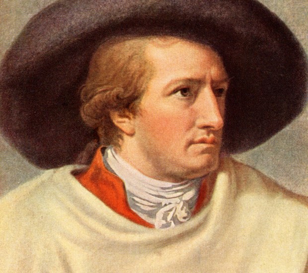 A romanticised portrait of Goethe by J.H.W. Tischbein