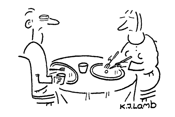 ‘Jack Sprat would eat no fat, his wife would eat no lean, no dairy, no wheat, no soya, no non-organic or GM food, no non-sustainable fish, no...’