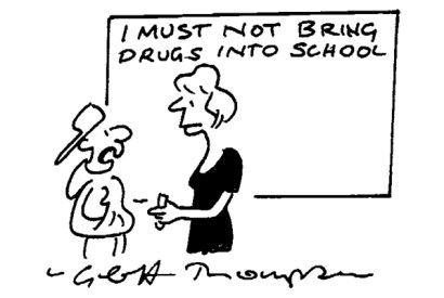 ‘A hundred lines, Miss? But I’ll be out of my tree!’