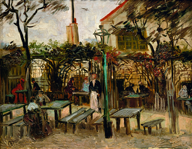 ‘La Guingette à Montmartre’ by Van Gogh (1886)