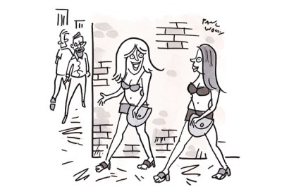 ‘Isn’t it great not having anything to wear?’