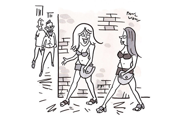 ‘Isn’t it great not having anything to wear?’