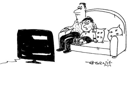 ‘I’ll watch Doctor Who, but when the news comes on I’m off behind the sofa.’