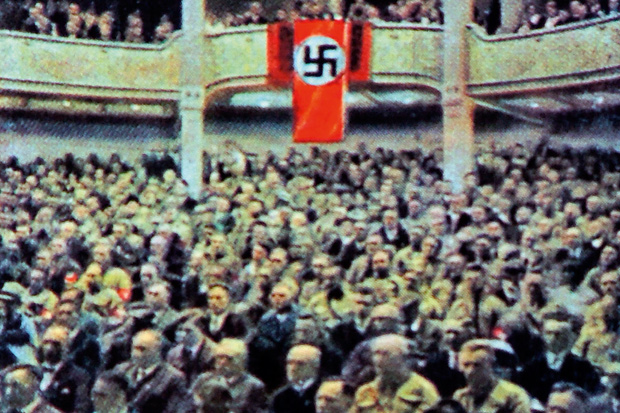 A Nazi party rally at the National Theatre in 1929