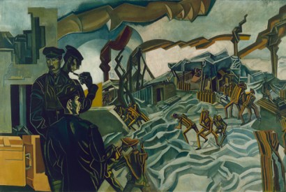 ‘A Battery Shelled’, 1919, by Percy Wyndham Lewis