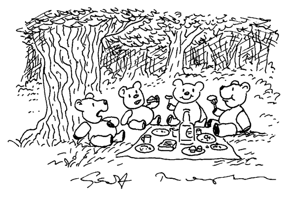 ‘I’m stuffed.’