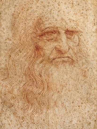 ‘Self-portrait’, c.1513, by Leonardo da Vinci