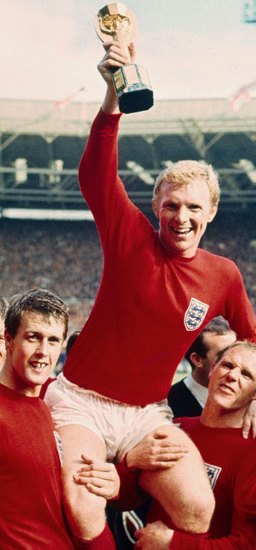 Bobby Moore in 1966 — so far the only Englishman to lift the World Cup