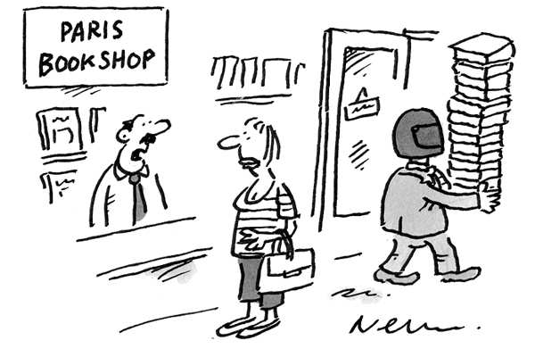 ‘Madame Trierweiler’s book? I’m afraid we’ve just sold out.’