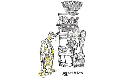 ‘Your Excellency, Monsieur Fabergé called by and wanted to know if you’re going to pay his overdue bill.’