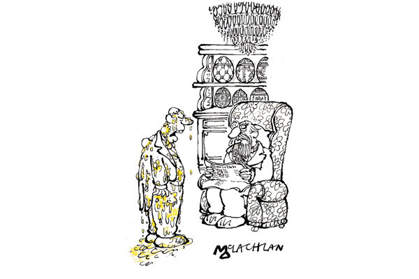 ‘Your Excellency, Monsieur Fabergé called by and wanted to know if you’re going to pay his overdue bill.’