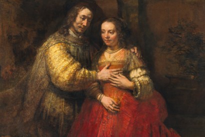 Portrait of a couple as Isaac and Rebecca, known as ‘The Jewish Bride’, c.1665, by Rembrandt