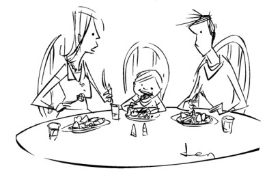 ‘But I thought he was from YOUR previous marriage.’