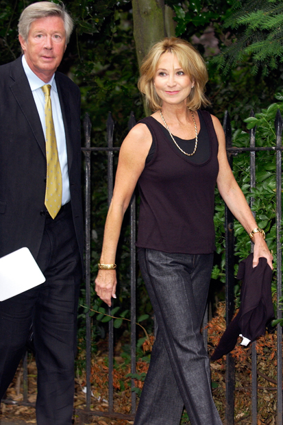 A figure of envy for much of male Middle England: Michael Rudman, with Felicity Kendal