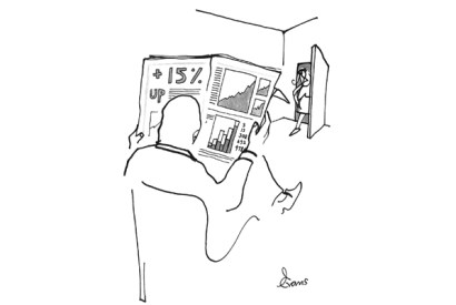 ‘I hope you’re not reading investment porn again.’