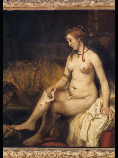 Rembrandt’s ‘Bathsheba with King David’s Letter’, oil on canvas, 1654