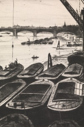 ‘The Pool of London’, c.1920, by C.R.W. Nevinson