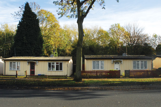 Grade II-listed Phoenix prefabs in Moseley, Birmingham