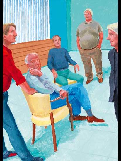 ‘The Group XIII, 4–9 August 2014’, by David Hockney