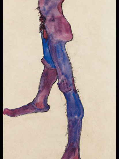‘Male Lower Torso’, 1910, by Egon Schiele