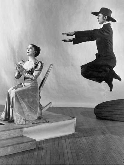 Martha Graham and Bertram Ross in Graham’s most famous work ‘Appalachian Spring’ (1944), with a prize-winning score by Aaron Copeland