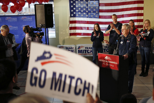 Mitch McConnell Campaigns Across Kentucky As Midterm Election Nears