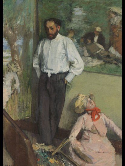 ‘Portrait of Henri Michel-Lévy’, c.1878, by Edgar Degas