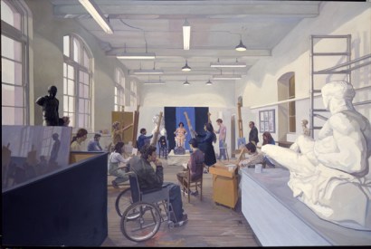 ‘The Life Room’, 1977–80, by John Wonnacott