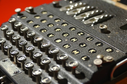 The World War II Enigma decoding machine