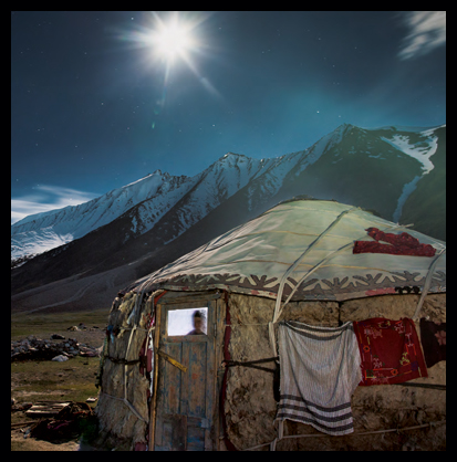 Nomad camp in the Wakhan, Afghanistan, from The History of Central Asia