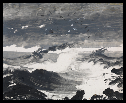 ‘The Tempest’, about 1862, by Peder Balke