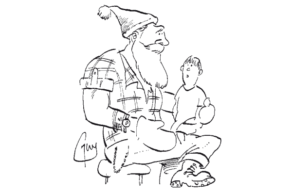 ‘To be honest, Santa, I preferred you before you went hipster.’