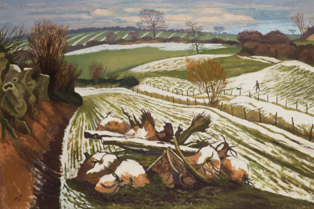 ‘Melting Snow at Wormingford’, 1962, by John Nash