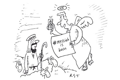 ‘I bring glad tweetings.’