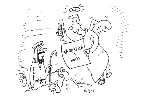 ‘I bring glad tweetings.’