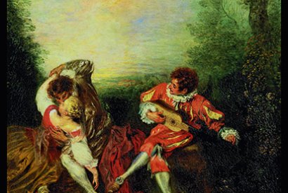 ‘La Surprise’, 1718–19, by Jean-Antoine Watteau