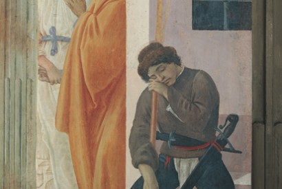 Filippino Lippi’s fresco of St Peter being freed from prison by an angel