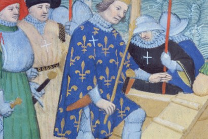 King Louis IX embarks for the Crusades