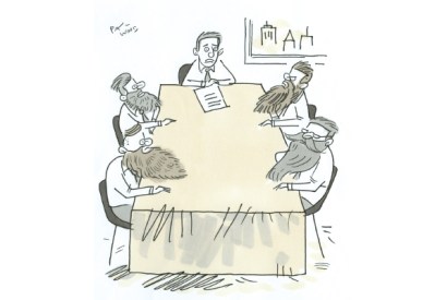 ‘OK, gentlemen, enough beard envy.’