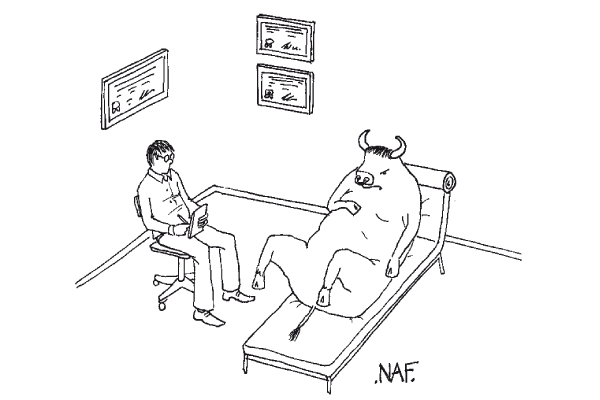 ‘I appreciate you not wearing the red sweater this week, Doc.’