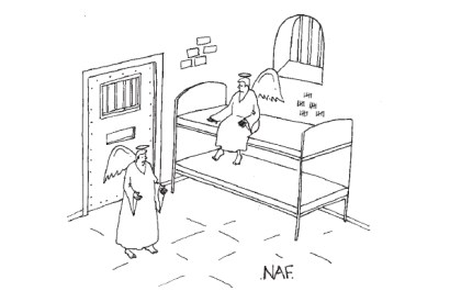 ‘I know my expectations of heaven shouldn’t have been so high but this is ridiculous..’