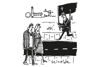 ‘Oh dear! The vicar’s been radicalised.’