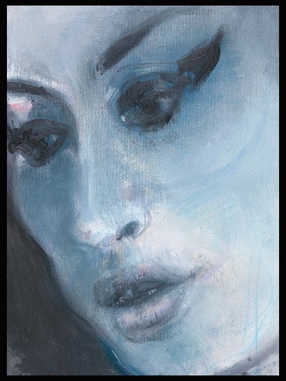 ‘Amy — Blue’, 2011, by Marlene Dumas