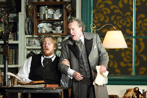 Starry night: Iain Patterson as Sachs and Andrew Shore as Beckmesser in a triumphant ‘Mastersingers of Nuremberg’