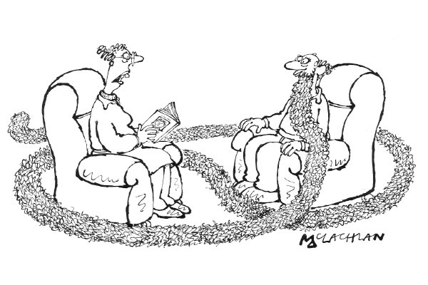 ‘Couldn’t you stop growing your beard now, Roger?’