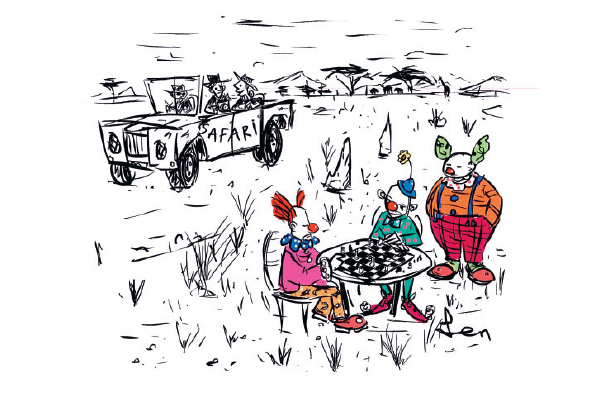 ‘It’s wonderful to see them behaving naturally in the wild rather than being forced to perform in captivity.’