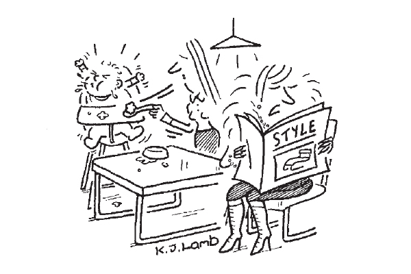 ‘Here comes the private jet.’