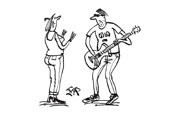 ‘You don’t look old enough to be a rock star.’