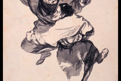‘Mirth’, c.1819–23, by Goya