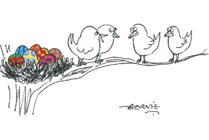 ‘Excuse the mess — we’ve had the decorators in.’